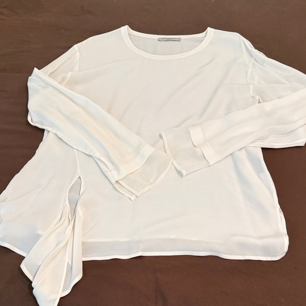 All Saints Cream Women's Blouse